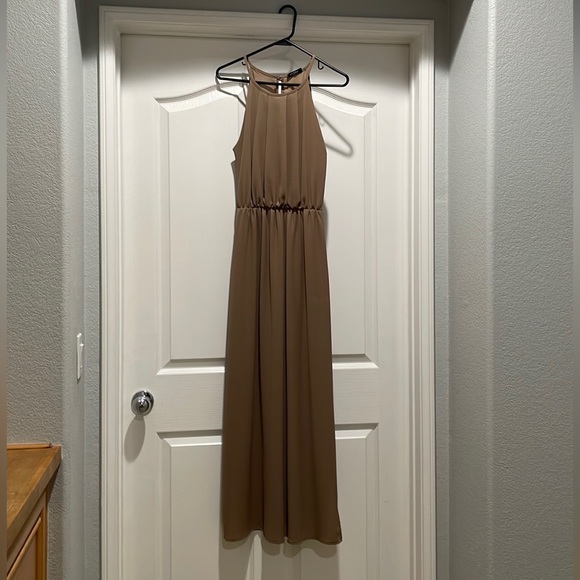 Scobe Dresses & Skirts - Brown Strap Maxi Dress
